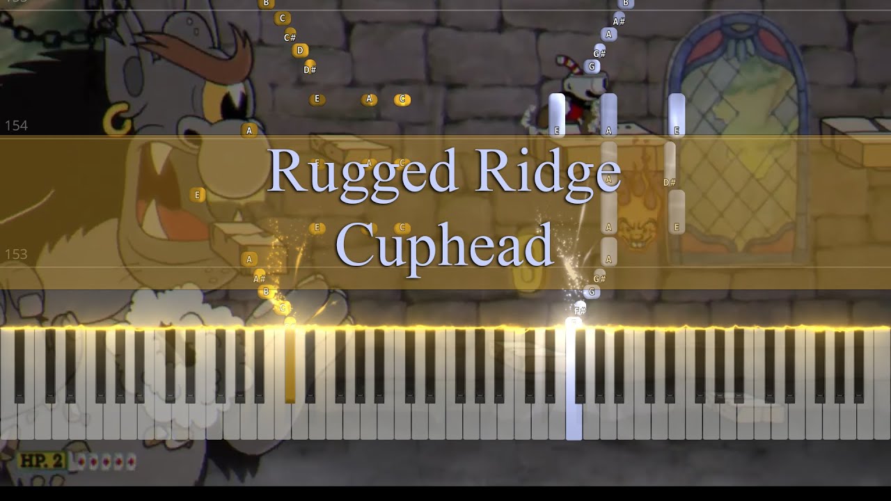 Rugged Ridge - Cuphead (Piano Tutorial)