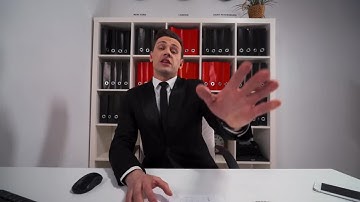 Businessman Explains, Shows Data Stock Video