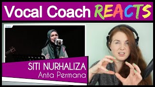 Vocal Coach reacts to Dato' Sri Siti Nurhaliza - Anta Permana (Live)
