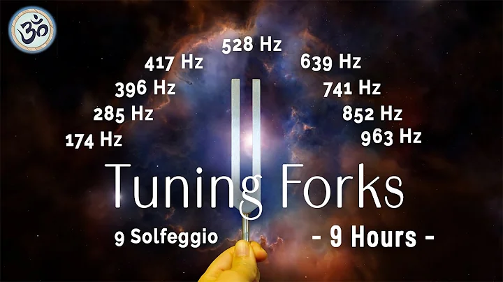 Tuning Fork Sound Healing - 9 Hours - All 9 Solfeggio Frequencies - Sound Bath