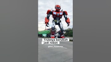 Truk berubah jadi Robot #transformers