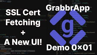 GrabbrApp Beta Demo - Fetching SSL Certs and a Working UI!