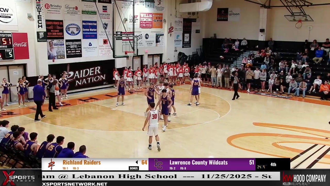 Lawrence County High School vs Richland High School - Men's Basketball - 11_25_2025