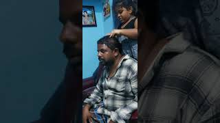 Caring Daughter..... Dad Got Relax By His Daughters Massage