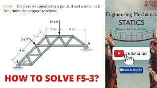F5-3 hibbeler statics chapter 5 | hibbeler statics | hibbeler