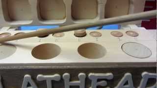 Wood Flathead Four cylinder motor This is a woodworking project. It is a four cylinder flathead engine based on the design of an old willys Jeep L-134 engine. The