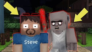 Granny vs Steve funny horror animation part 2 - Minecraft story