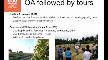 Brewing Science Courses information session