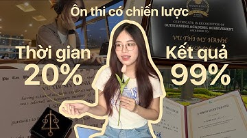 Trở thành top 1% của lớp | Chiến lược ôn thi của mình để đạt điểm cao
