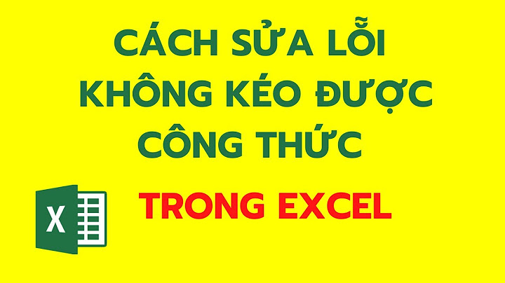 Cách phục hồi cột công thức bị lỗi