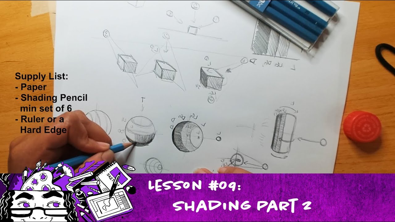 Lesson 9 - Shading Part 2 - YouTube