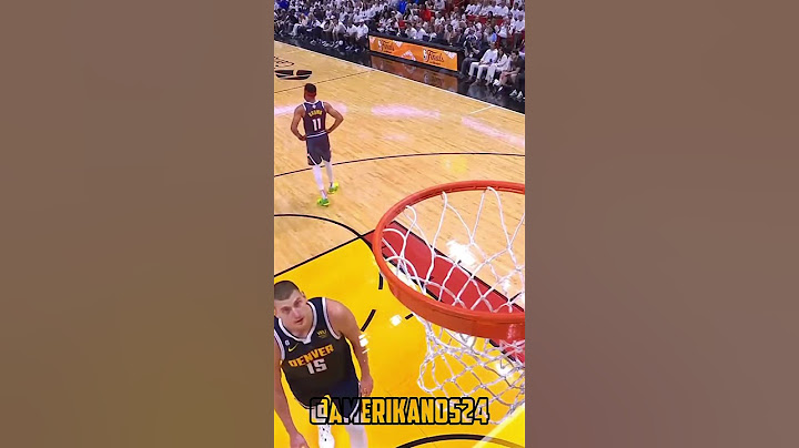 Bam broke the rim and Jokic tried to fix it #amerikanos24 #nba #reels