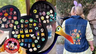 Pin Trading SCORES in Animal Kingdom & Tarzan Disney Pin Collection Vest!