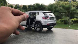Unboxing of JEEP Compass 2017 1/18 diecast model