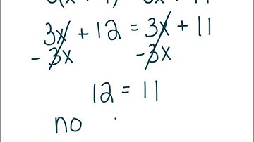 Solving Equations with Variables on Both Sides Special Case 1