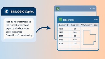 Automating Data Export to Excel and Importing Back into Revit Using AI with BIMLOGIQ Copilot
