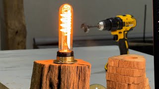 Making a Sliced Wood Lamp (Deadline)