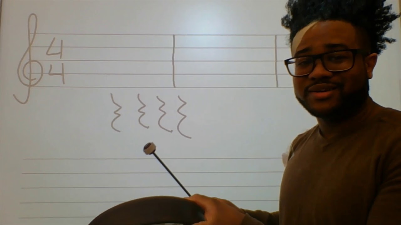 Music Lesson 1 - How to read Quarter Notes and Rests - YouTube