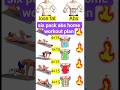 six pack abs home workout 💪 💪plan #sixpackabs #sixpack #absworkout #absexercise #youtubeshorts