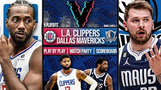 Los Angeles Clippers vs Dallas Mavericks Game 4 LIVE Reaction | Scoreboard | Play By Play