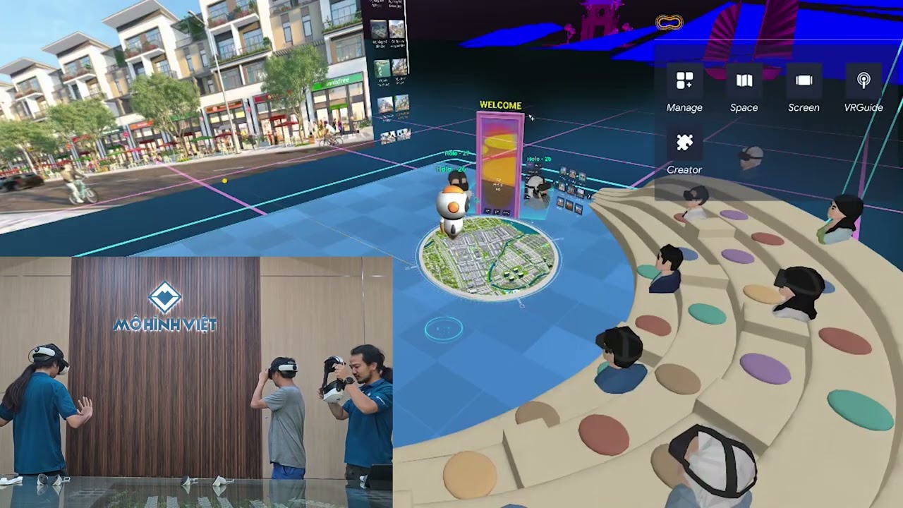 SỬ DỤNG THIẾT BỊ VR TRẢI NGHIỆM DỰ ÁN T&T CITY MILLENNIA