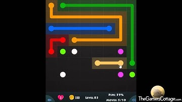 Flow Game Level - 383 [8x8] Mania Connect the Dots