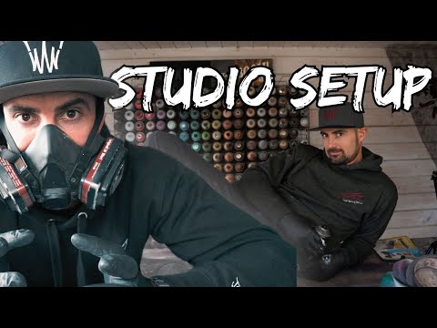 Creating Your Spray Paint Art Studio! - Beginners Tutorial