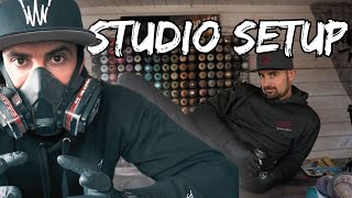 Creating Your Spray Paint Art Studio! - Beginners Tutorial