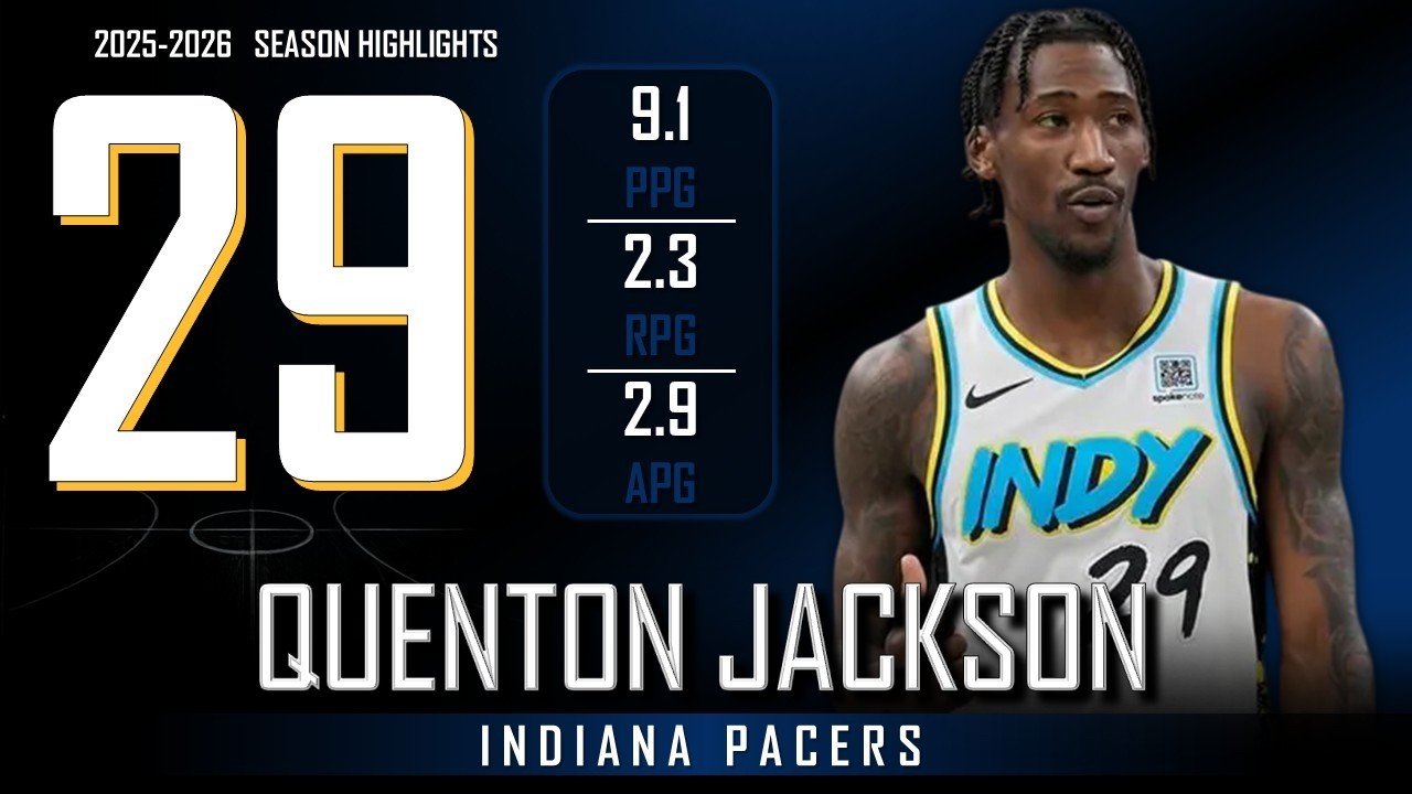 Quenton Jackson || 2025-2026 Indiana Pacers Highlights