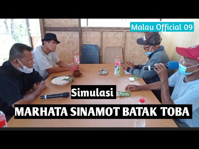 Marhata Sinamot Batak Toba oleh Ketua adat pangaribuan vs Amang Siringo Ringo dalam simulasi singkat class=