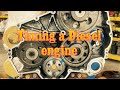 C11 Gear train timing engine / installing front housing