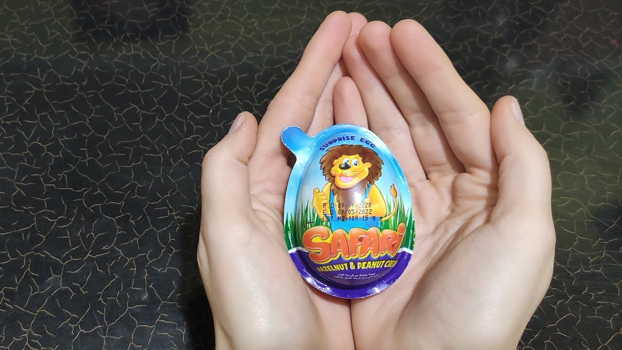 UNBOXING SAFARI SURPRISE EGG- PLASTIC EGG WITH TOY