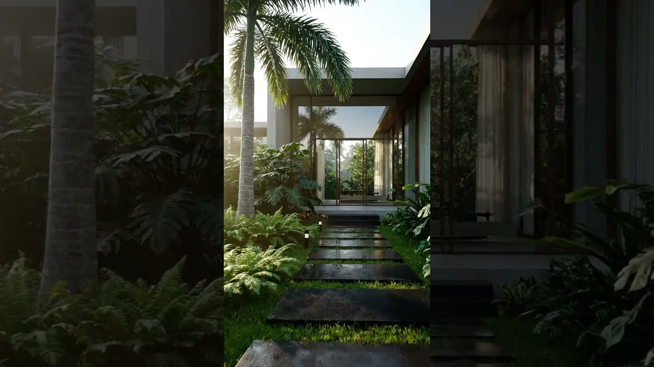 Same modern minimalist tropical house