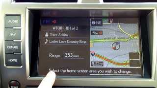 Lexus GX 460 Customize Navigation Home Screen