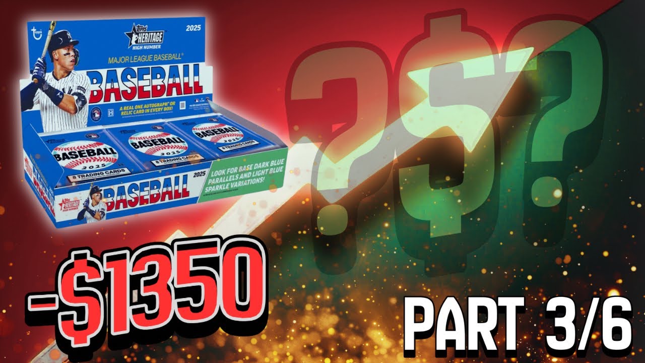 RED INK RC AUTO 🔥 FULL CASE PROFIT CHALLENGE 🔥 2025 Topps Heritage High Number Hobby PART 3/6