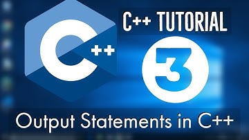 C++ Tutorial for Beginners 3 - C++ Output (Print Text) | Output Statements in C++