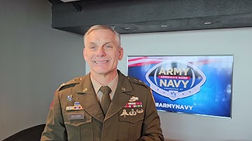 West Point Supe Lt Gen Steven W. Gilland on Branch Night, Seniors, 2025 Army-Navy Game