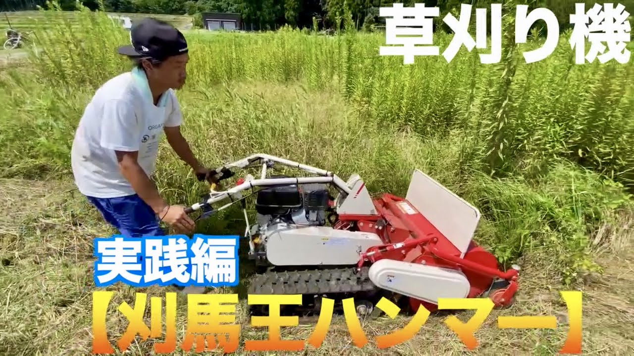 アテックス「刈馬王ハンマー」で草刈り実践！楽にできてハンパない馬力