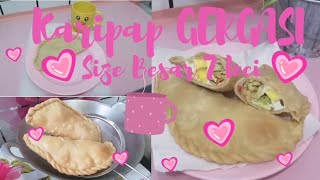 Resepi Karipap Telur GERGASI #Karipapgiant #karipapbesar #dapurpinkbajet #daporpink #dapurpinkbajet
