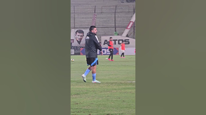 ADT de Tarma realizando el trabajo precompetitivo en el Estadio Monumental.