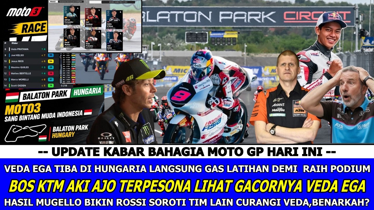 🔴DRAMA HUNGARIA DIMULAI 🔵 BOS KTM AKI AJO PUJI VEDA ~ ROSSI JUJUR USAI VEDA DICURANGI DI MUGELLO | ❓