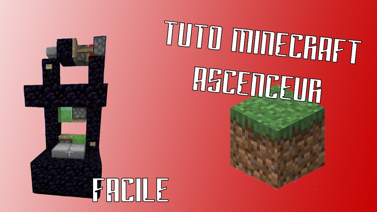 [TUTO] COMMENT FAIRE UN ASCENCEUR FACILE EN 1.20.4/ MINECRAFT - YouTube