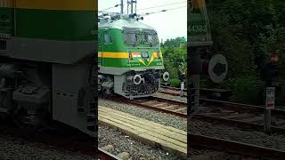 Indian railway electric locomotive WAG 9HC 🚦🚆☠️ #viral #viralvideo #train #shorts #trending
