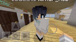 Having fun on my minecraft pe server