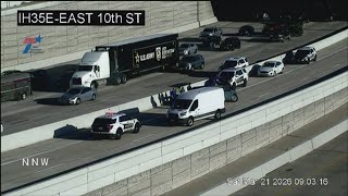 Fatal crash shut down I-35 express lanes in Dallas Saturday morning
