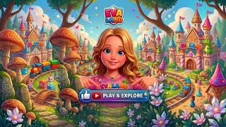 Fun Day At The Park Kids Playing Outdoor Playground Evaland