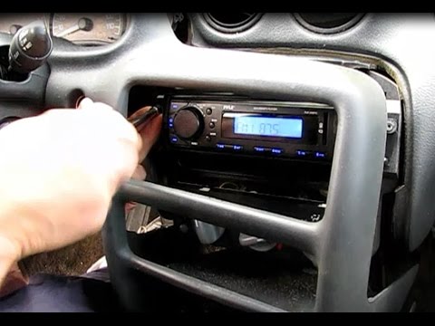 How to install a car stereo - YouTube