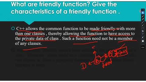 12th HSC | Friend function C++ | lecture 16