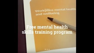 Free mental health skills training for NSW businesses screenshot 1