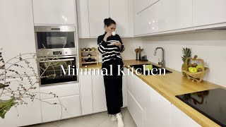 Ep.9 How I keep my minimal kitchen always clean | Kitchenware Organization | No baking Cheesecake